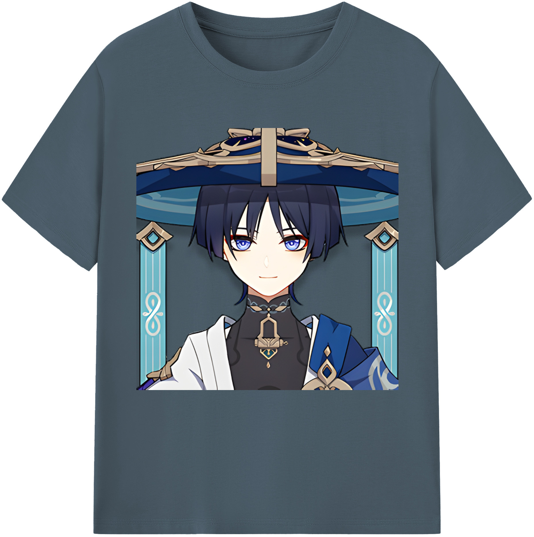 げんし神 さんペい genshin Sanpei 綿100％半袖Tシャツ（フロントプリント）